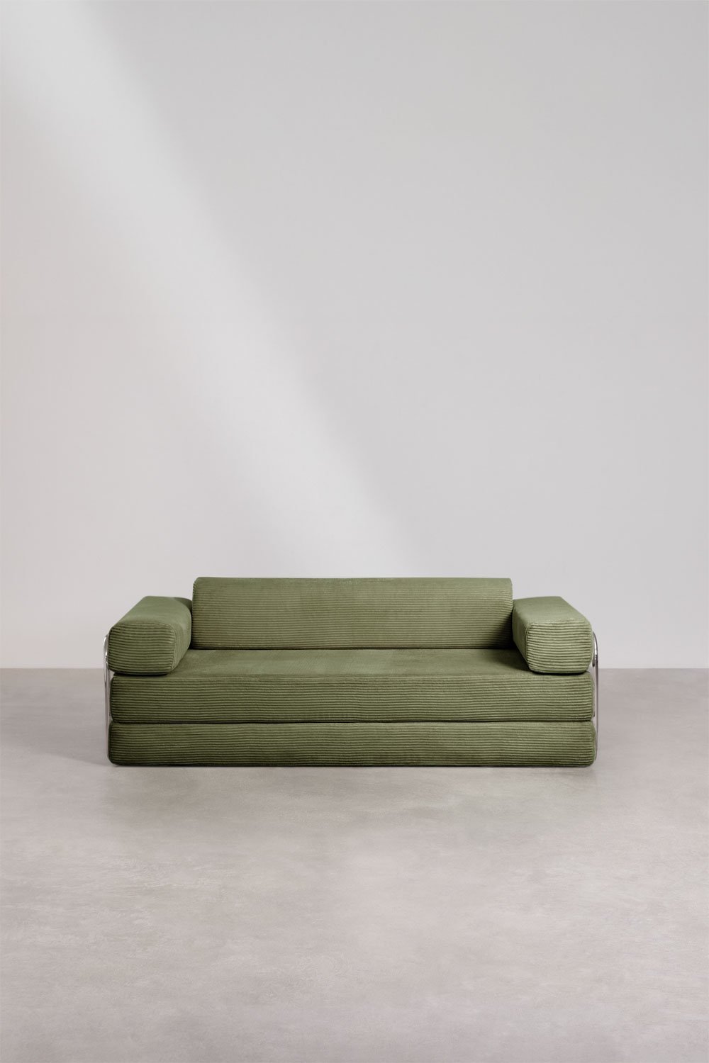 Zweisitziges Schlafsofa aus Vakuumverpacktem Cord Mitchie, Galeriebild 5