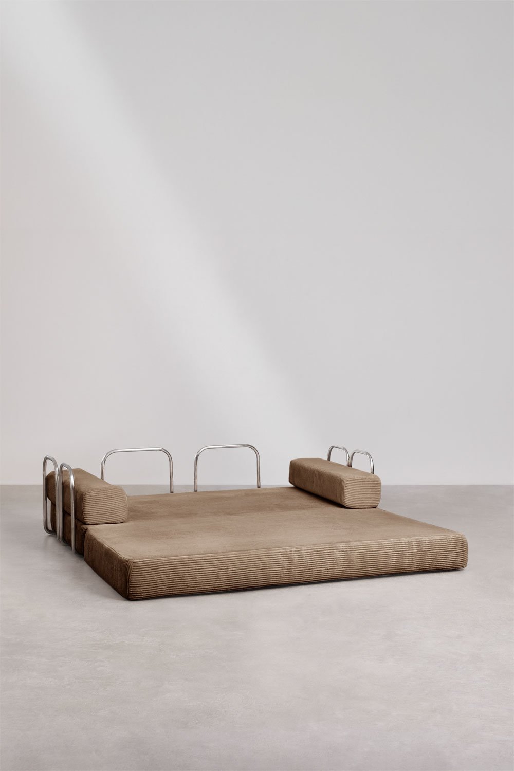 Zweisitziges Schlafsofa aus Vakuumverpacktem Cord Mitchie, Galeriebild 3