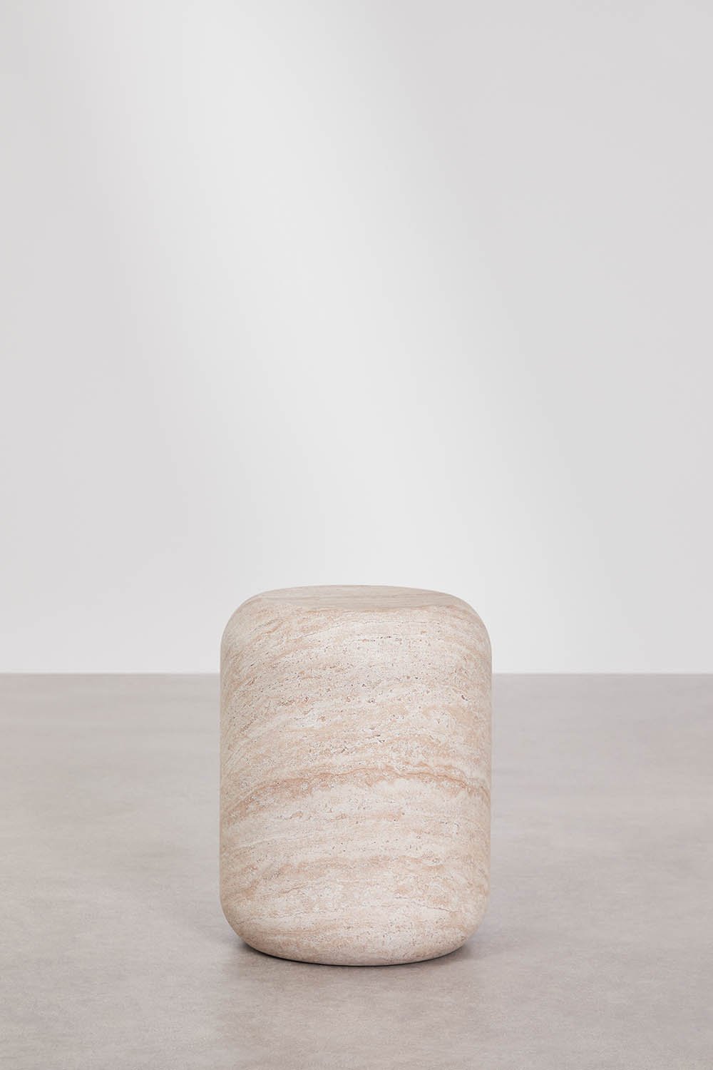 Runder Beistelltisch Ø35 cm aus Zement Fonelas, Galeriebild 1