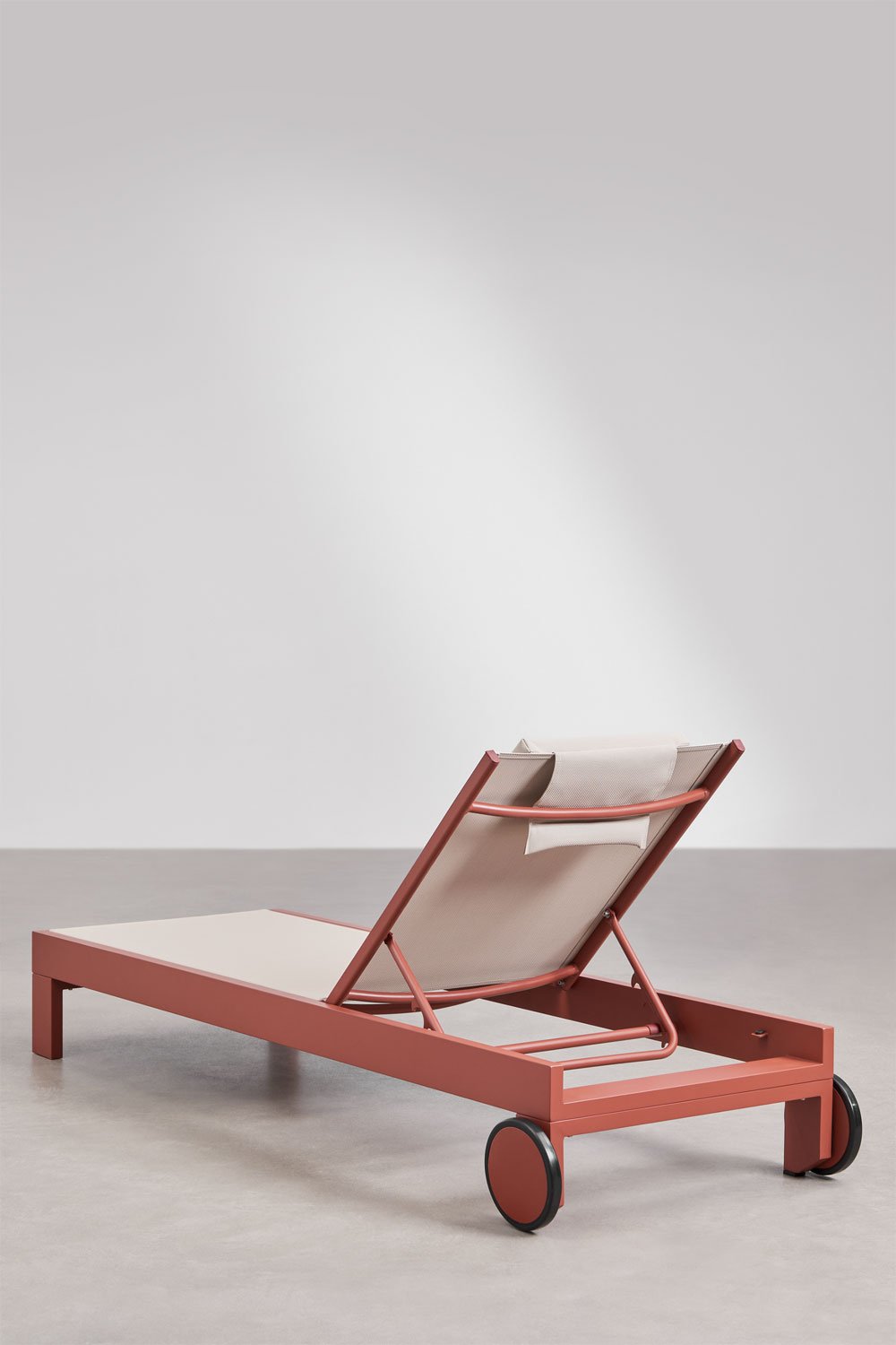 Verstellbare Aluminium-Liege mit Akelia-Kissen, Galeriebild 4