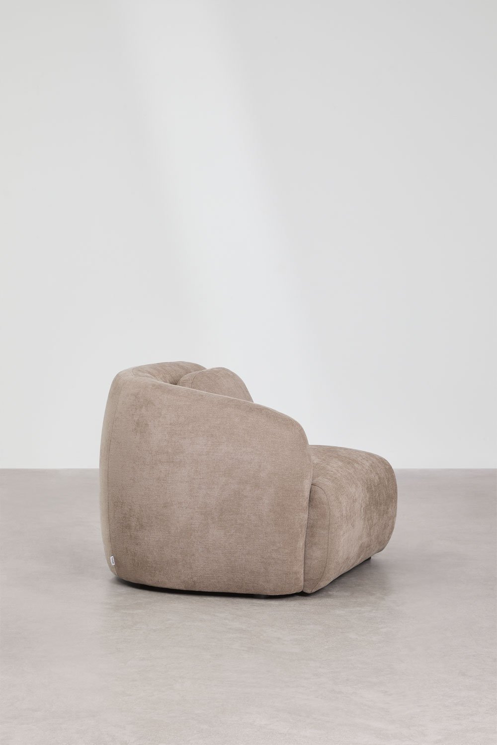 Linkes Eckmodul für modulare Couch aus Chenille Coquette, Galeriebild 3