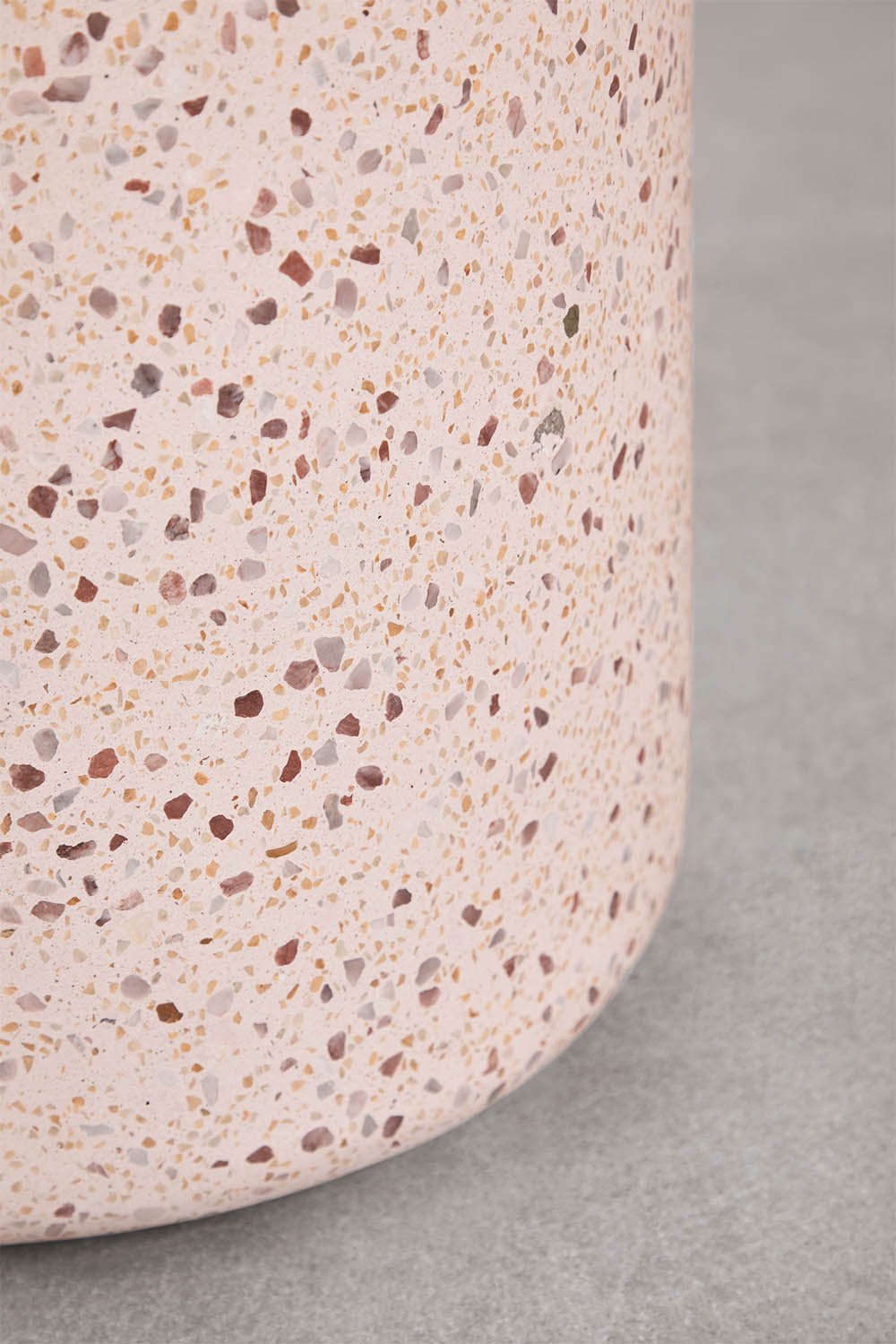 Runder Beistelltisch für den Garten Ø35 cm aus Beton Elyndra, Galeriebild 3