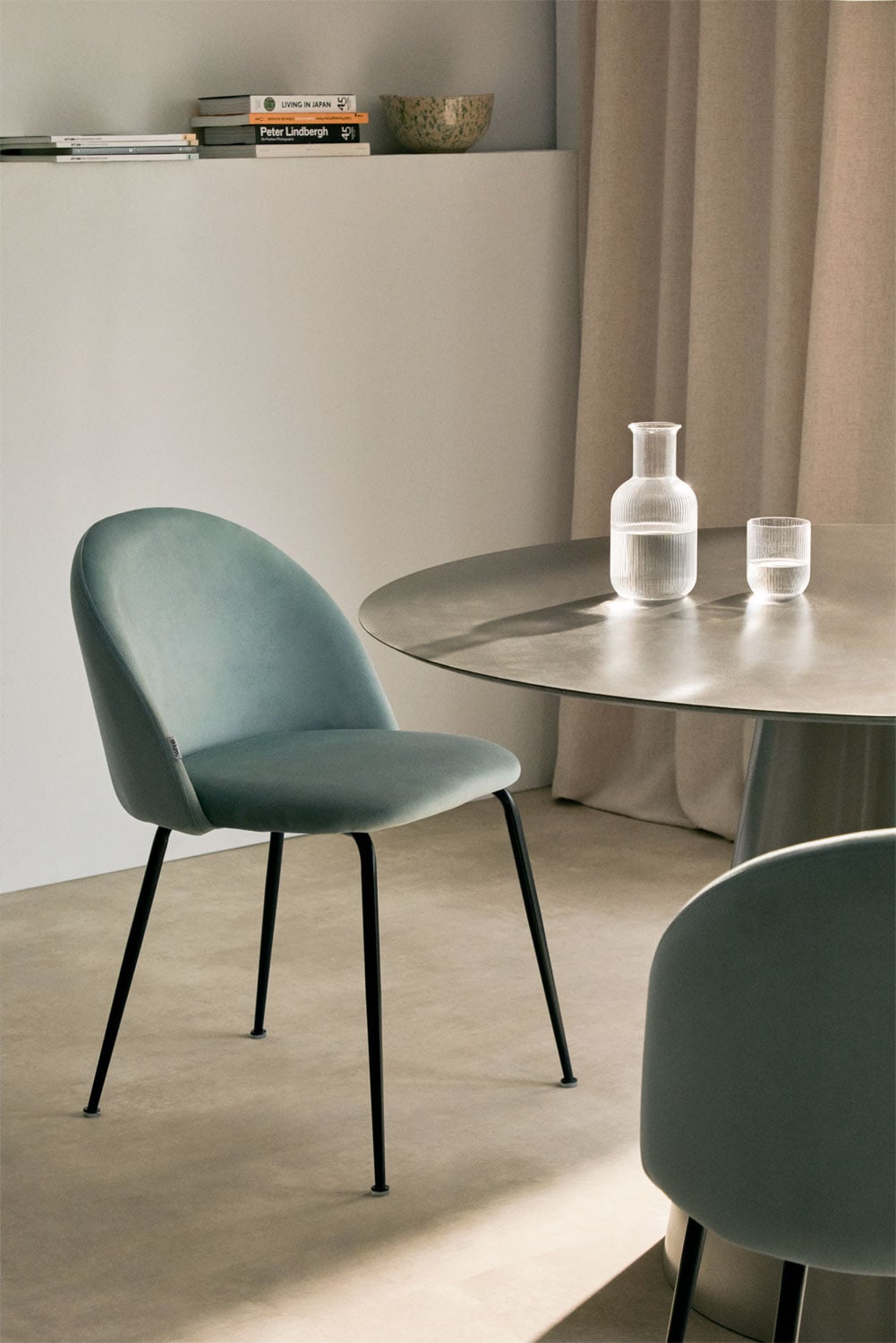 Pack 2 Esszimmerstühle aus Samt Kana Design, Galeriebild 1