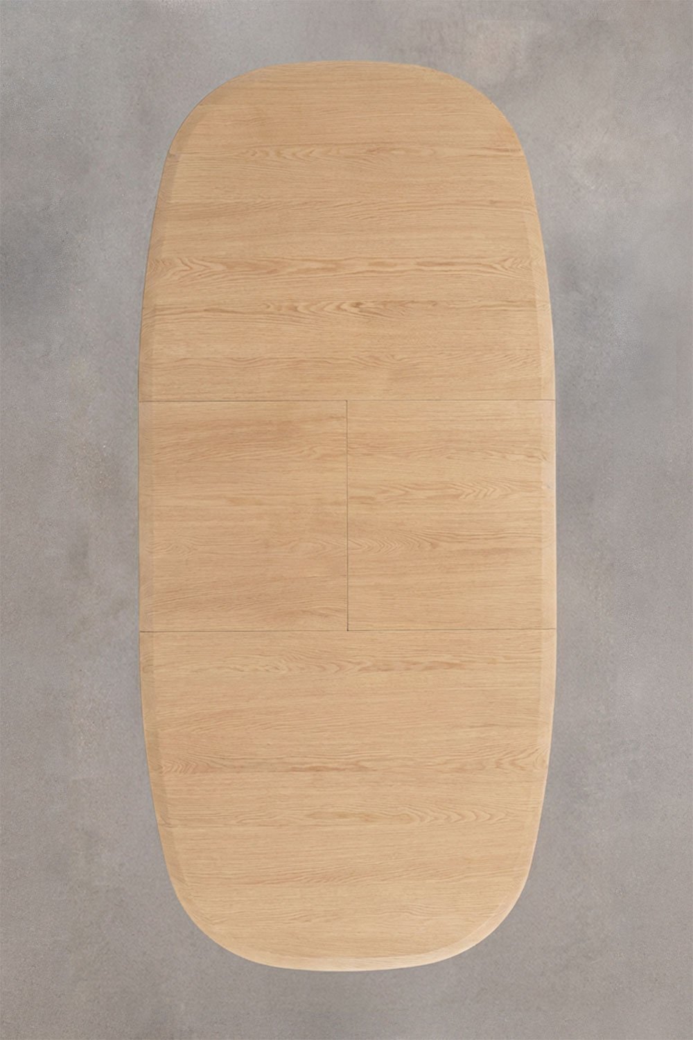 Ovaler ausziehbarer Esstisch aus MDF und Eschenfurnier Nuveta, Galeriebild 12