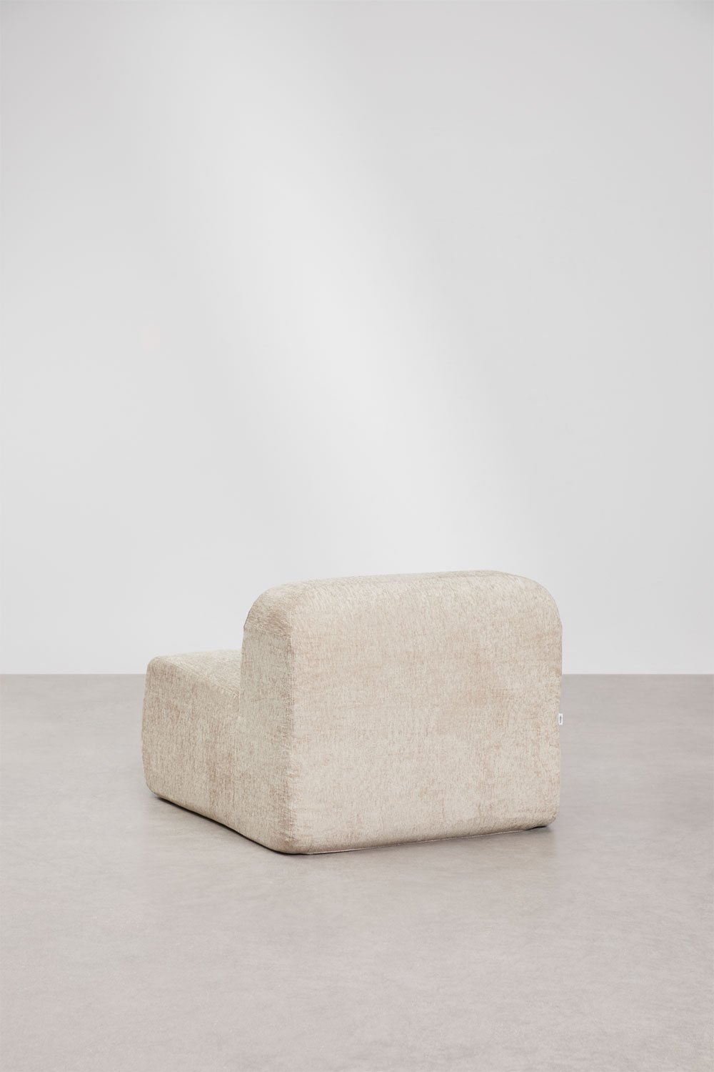 Zentrales Modul für modulare Chenille-Sofas, vakuumverpackt Merida, Galeriebild 4