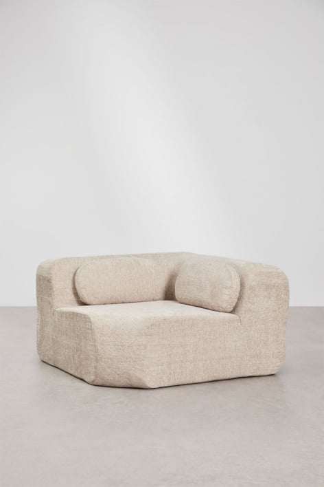 Eckmodul für modulare Chenille-Sofas, vakuumverpackt Merida