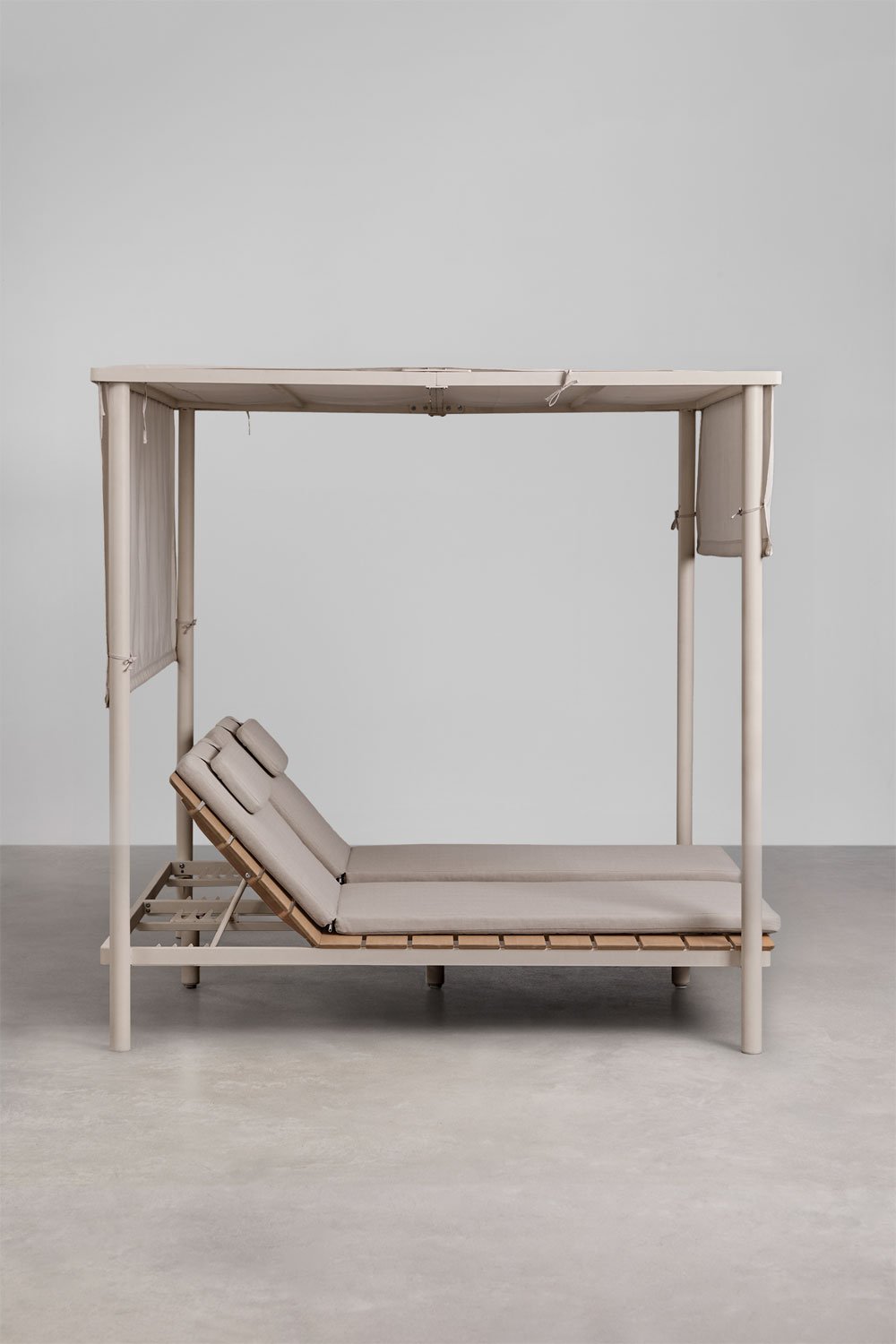 Verstellbares balinesisches Bett aus Akazienholz Sirka, Galeriebild 3