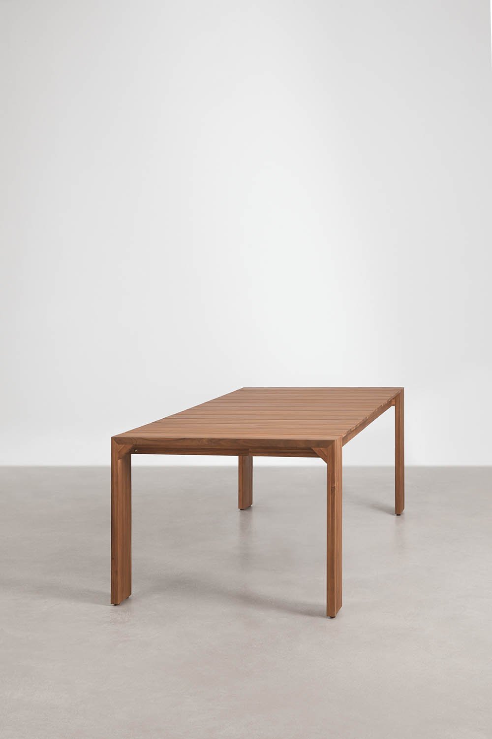 Rechteckiger Esstisch 220x100 cm aus Akazienholz Mirelen, Galeriebild 2