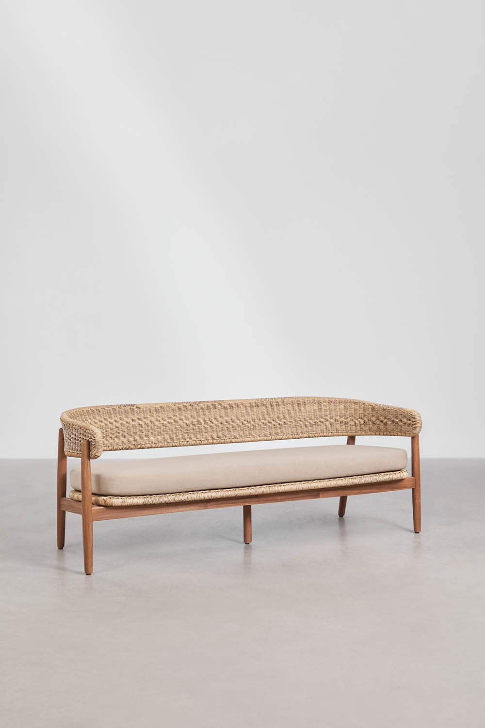 Gartenset mit 3-Sitzer-Sofa und Couchtisch aus Akazienholz Ribeira, Galeriebild 2