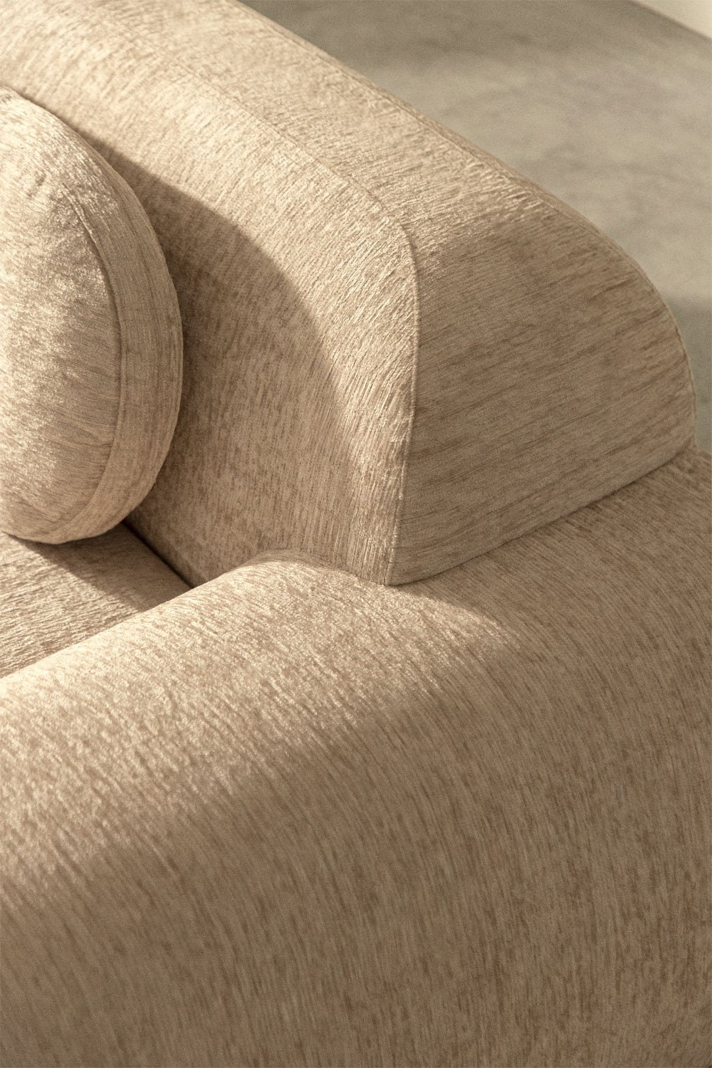 4-teiliges modulares Sofa aus Chenille, vakuumverpackt Merida, Galeriebild 2