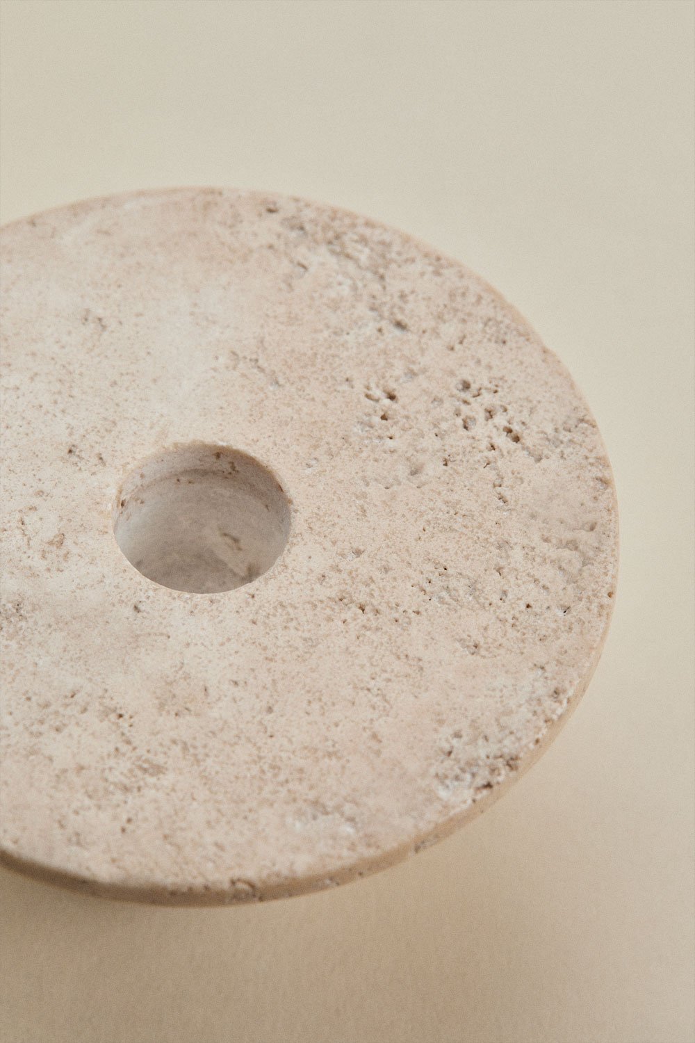 Pack mit 2 Kerzenhaltern aus Naturstein Bellvion, Galeriebild 4