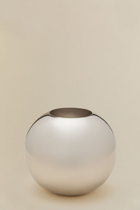 Brania Vase aus Edelstahl