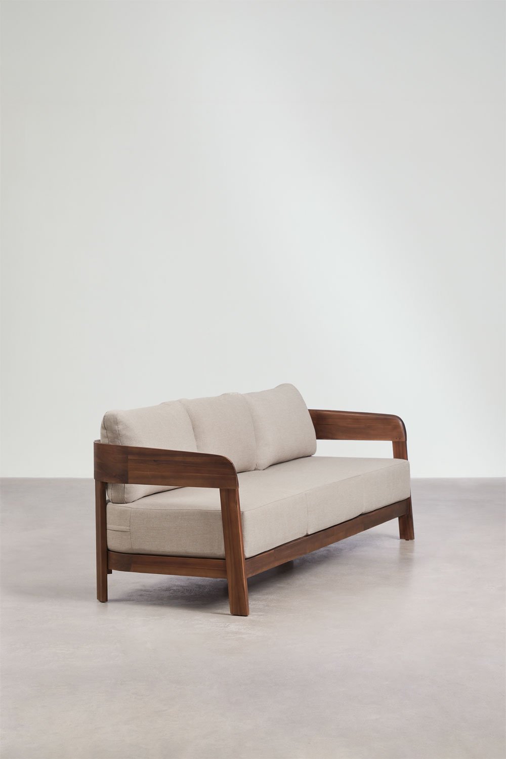 3-Sitzer-Sofa aus Akazienholz Uleno, Galeriebild 3
