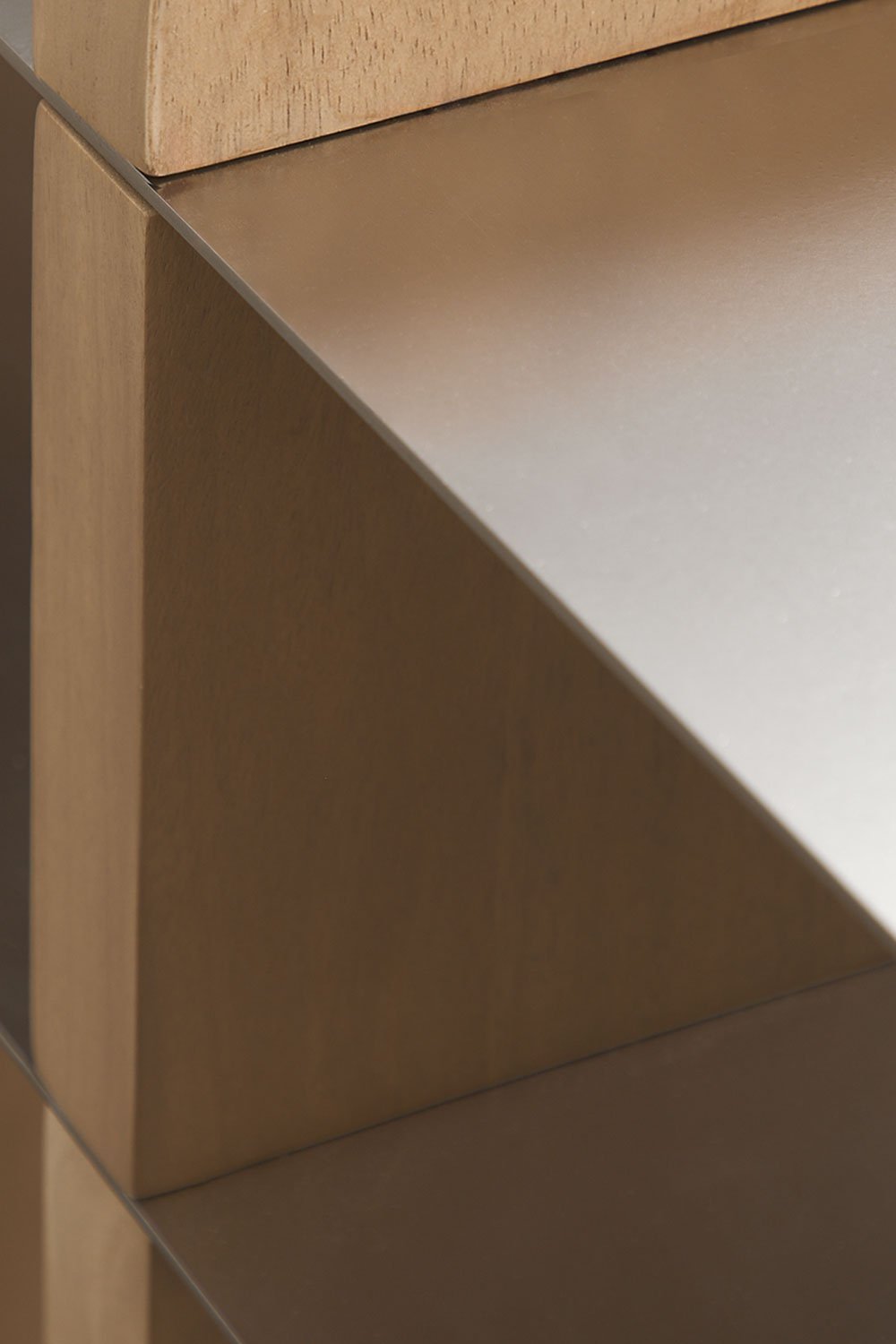 Tokyo Wandregal aus Mangoholz und Stahl, Galeriebild 5