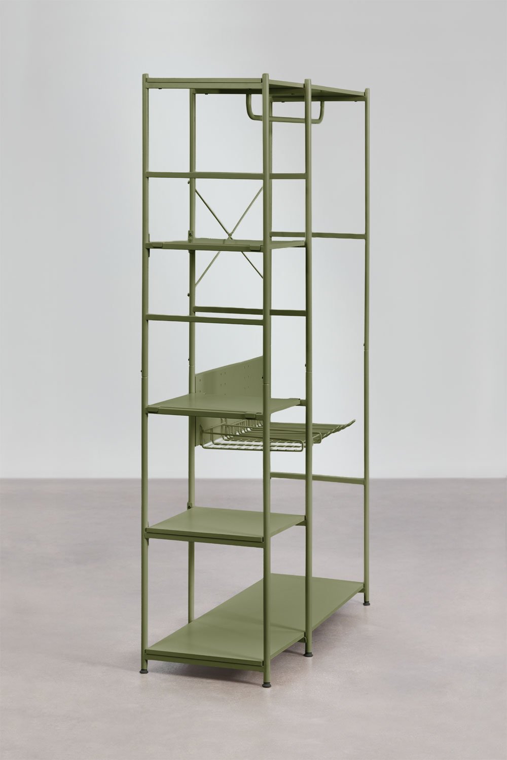 Offener Kleiderschrank aus Eisen Elviah, Galeriebild 3