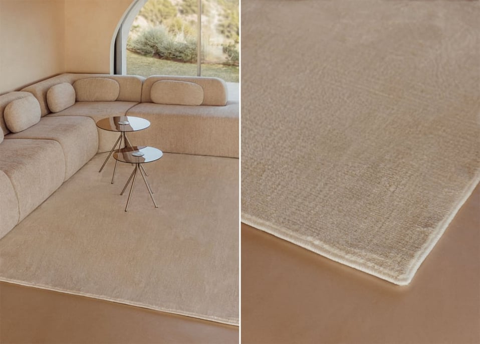 Rechteckiger Teppich aus Polyester Daroca