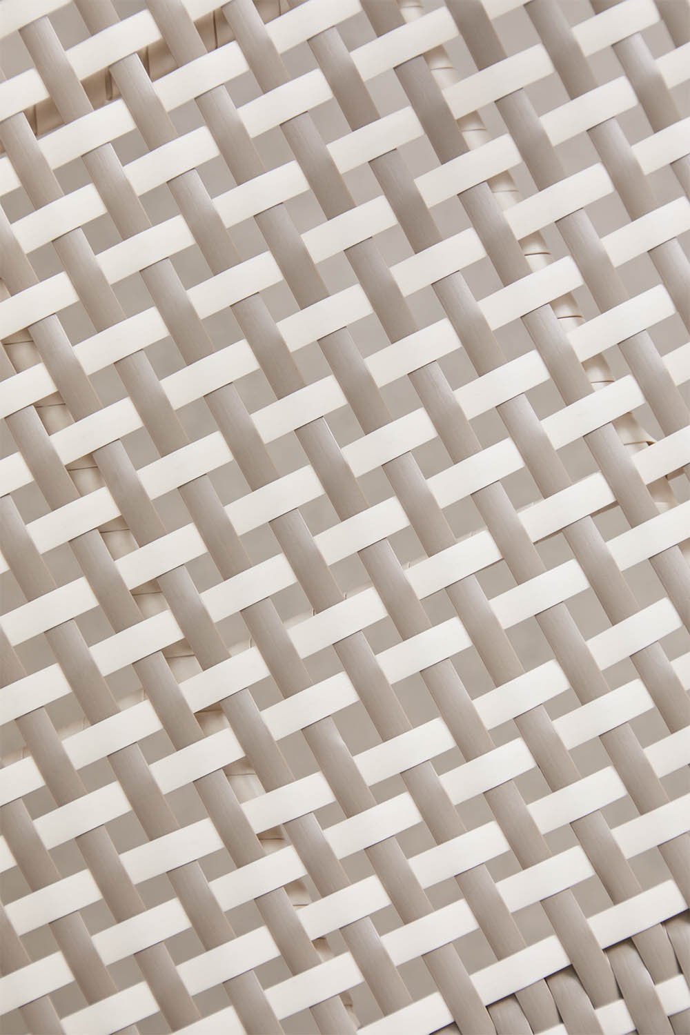 4er-Set stapelbare Esszimmerstühle aus Stahl und synthetischem Rattan Veyra, Galeriebild 7