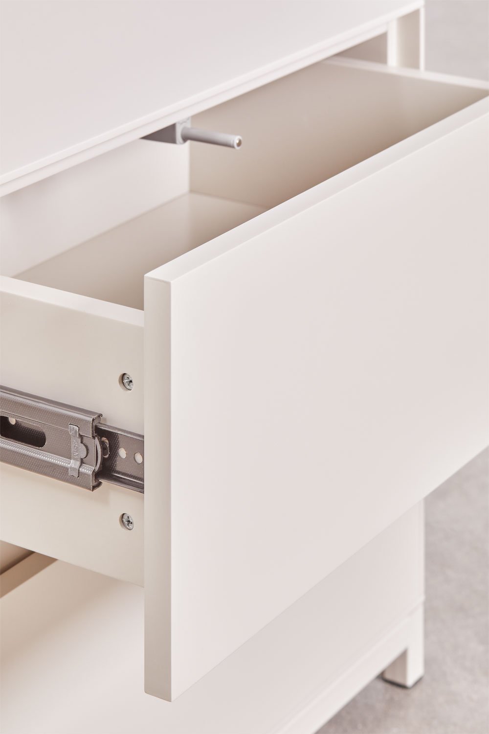 Pack mit 2 rechteckigen Nachttischen 50x45 aus MDF Kivora, Galeriebild 7