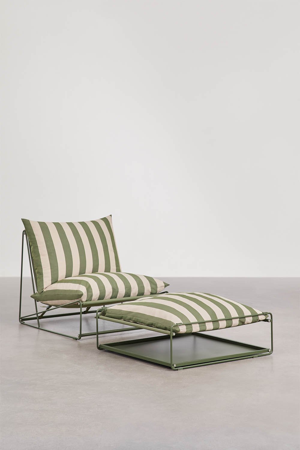 Amaro Garten-Set mit Sessel und umwandelbarem Pouf, Galeriebild 3