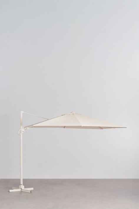 Sonnenschirm Ø295 cm aus Stoff und Aluminium Hydra