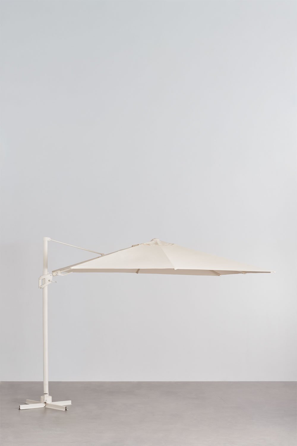 Sonnenschirm Ø295 cm aus Stoff und Aluminium Hydra, Galeriebild 1