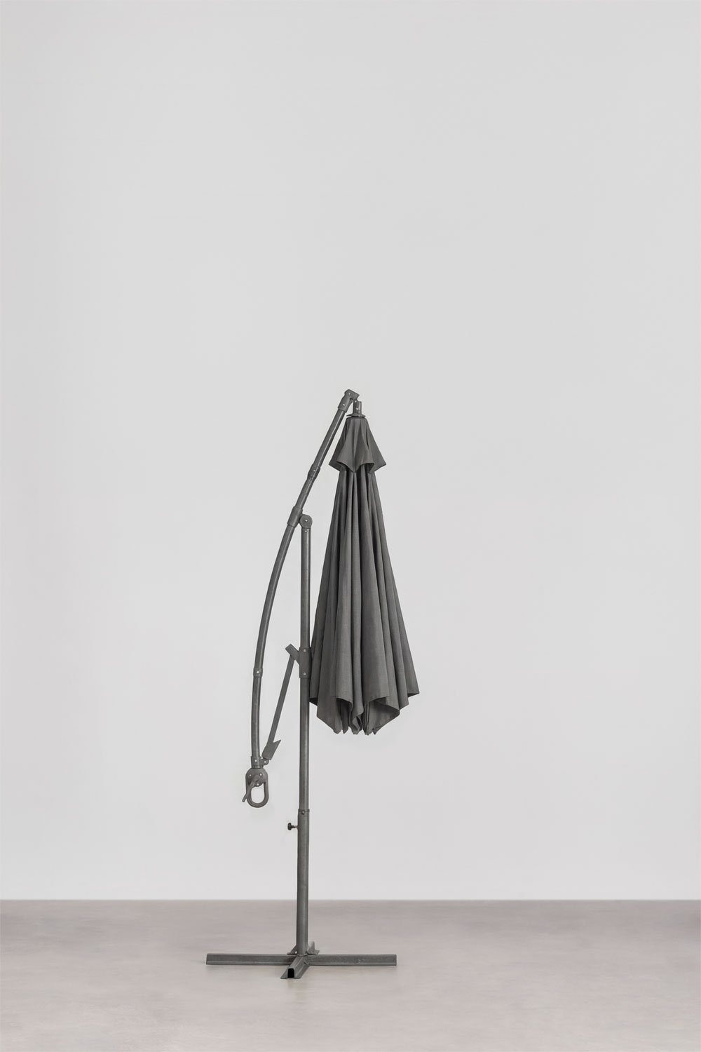 Sonnenschirm Ø295 cm aus Stoff und Aluminium Salina, Galeriebild 3