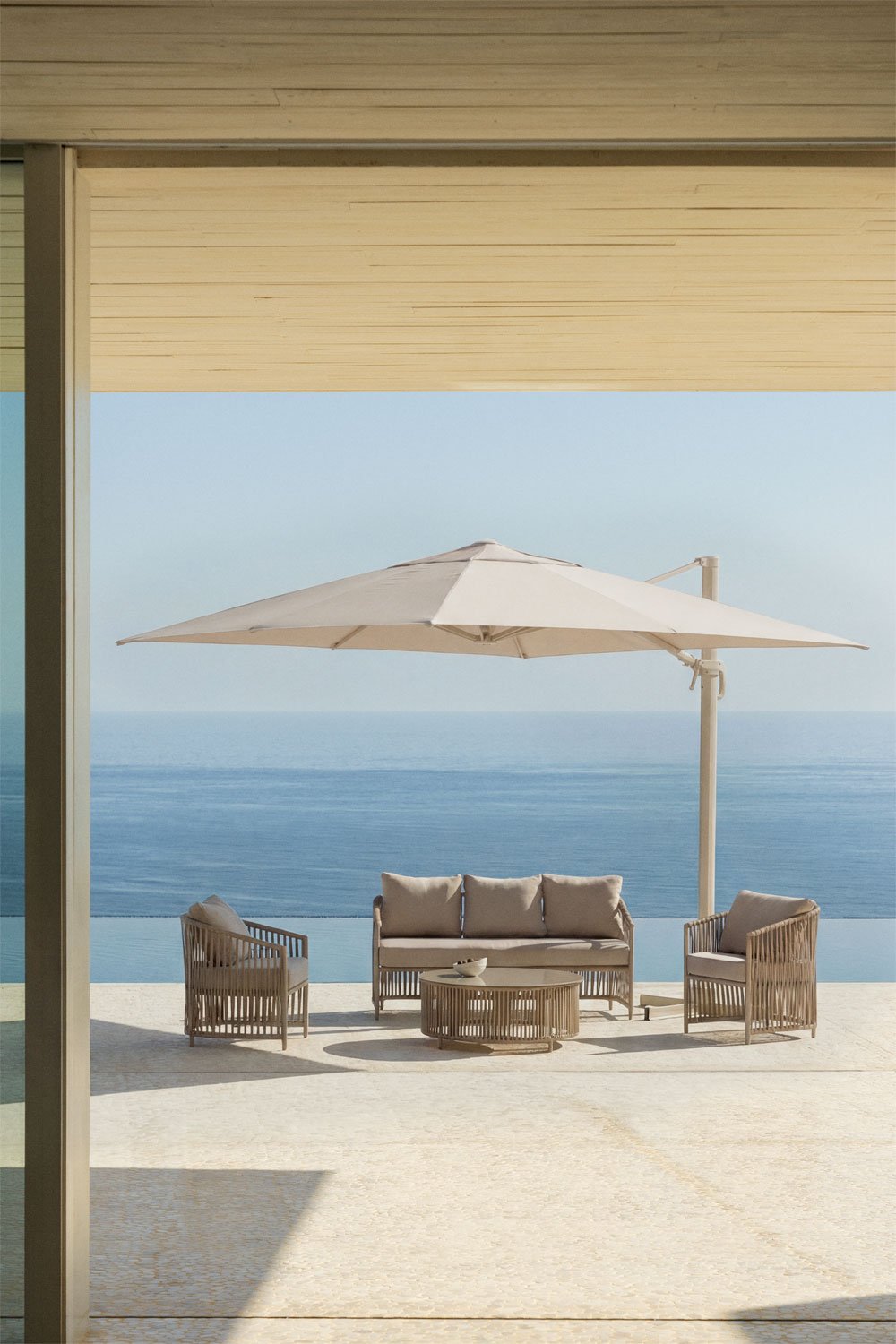 Sonnenschirm aus Stoff und Aluminium Cannes, Galeriebild 12