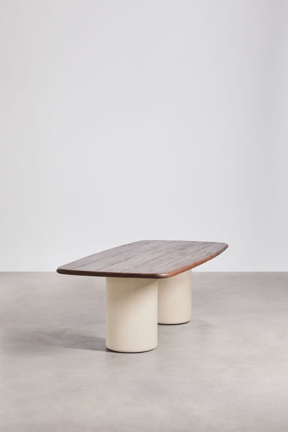 Rechteckiger Gartentisch 270x110 cm aus Akazienholz Bogota, Galeriebild 2