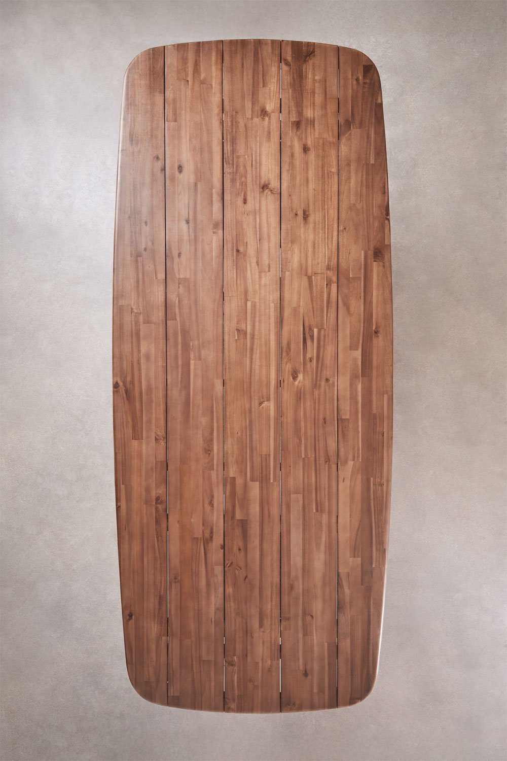 Rechteckiger Gartentisch 270x110 cm aus Akazienholz Bogota, Galeriebild 6