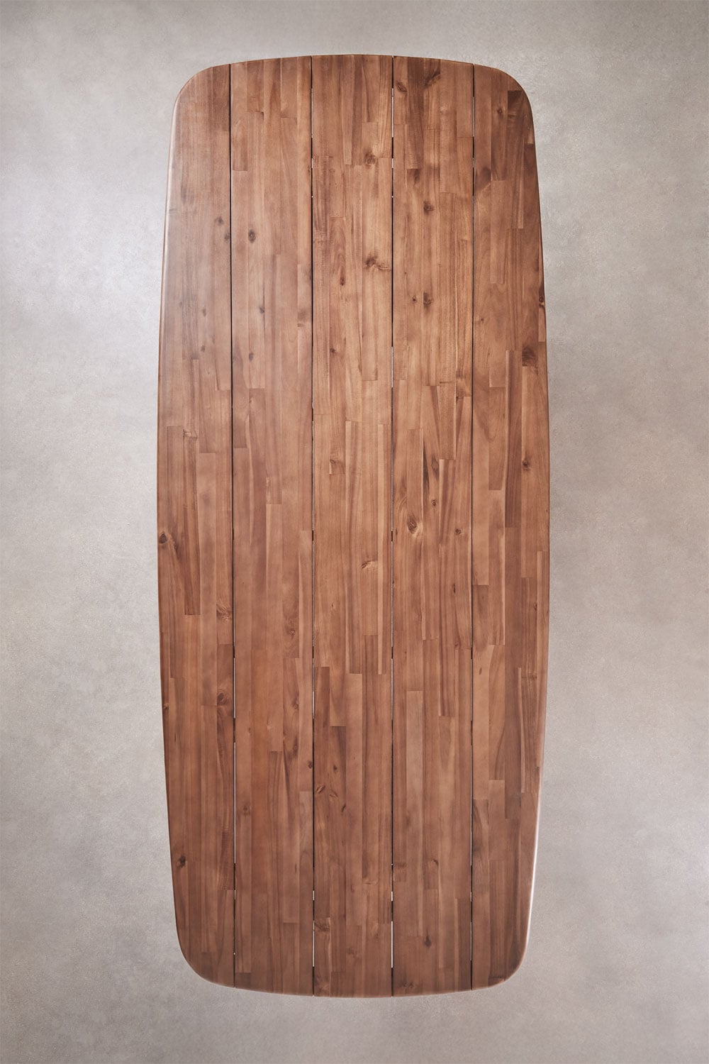 Rechteckiger Gartentisch 270x110 cm aus Akazienholz Bogota, Galeriebild 6