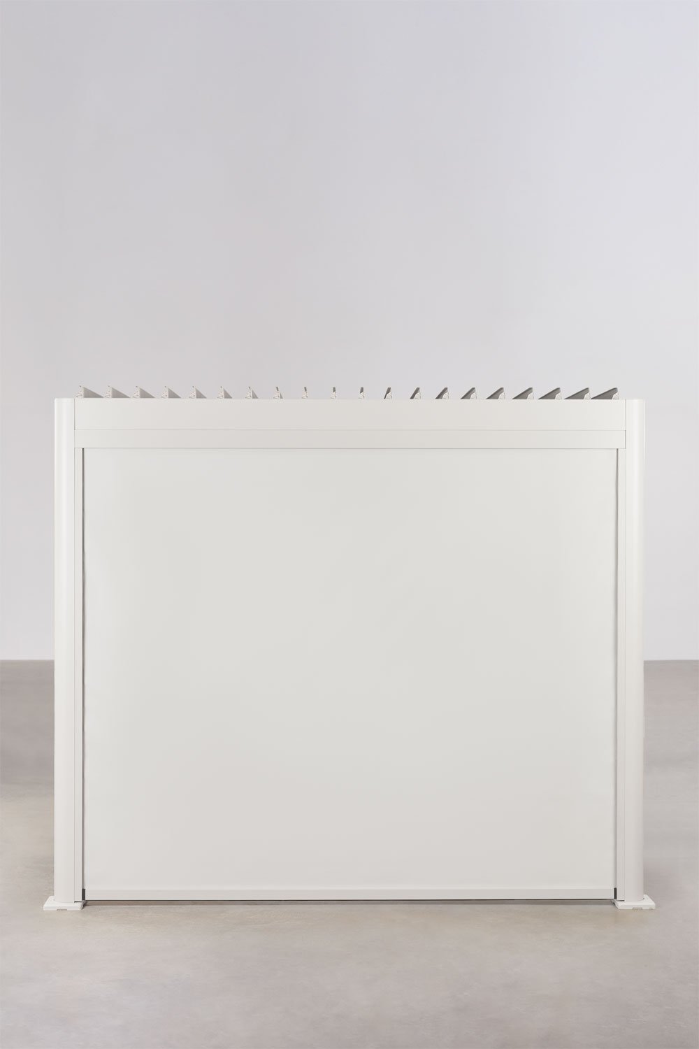 Bioklimatische Pergola mit Lamellen und seitlichem Aluminium-Markisentuch Druvia, Galeriebild 3