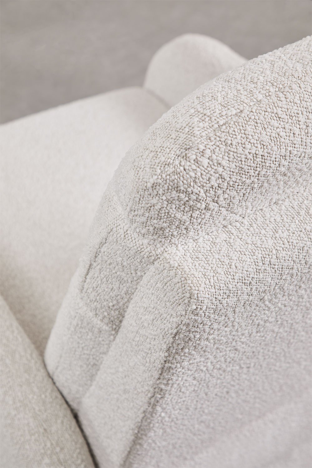 Dreh- und Relaxsessel aus Bouclé-Stoff Vako, Galeriebild 2