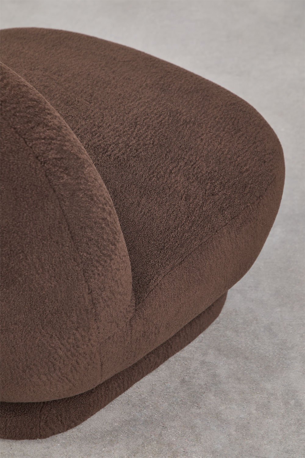 Pack mit 2 drehbaren Sesseln aus Teddyfell Tatiana, Galeriebild 6