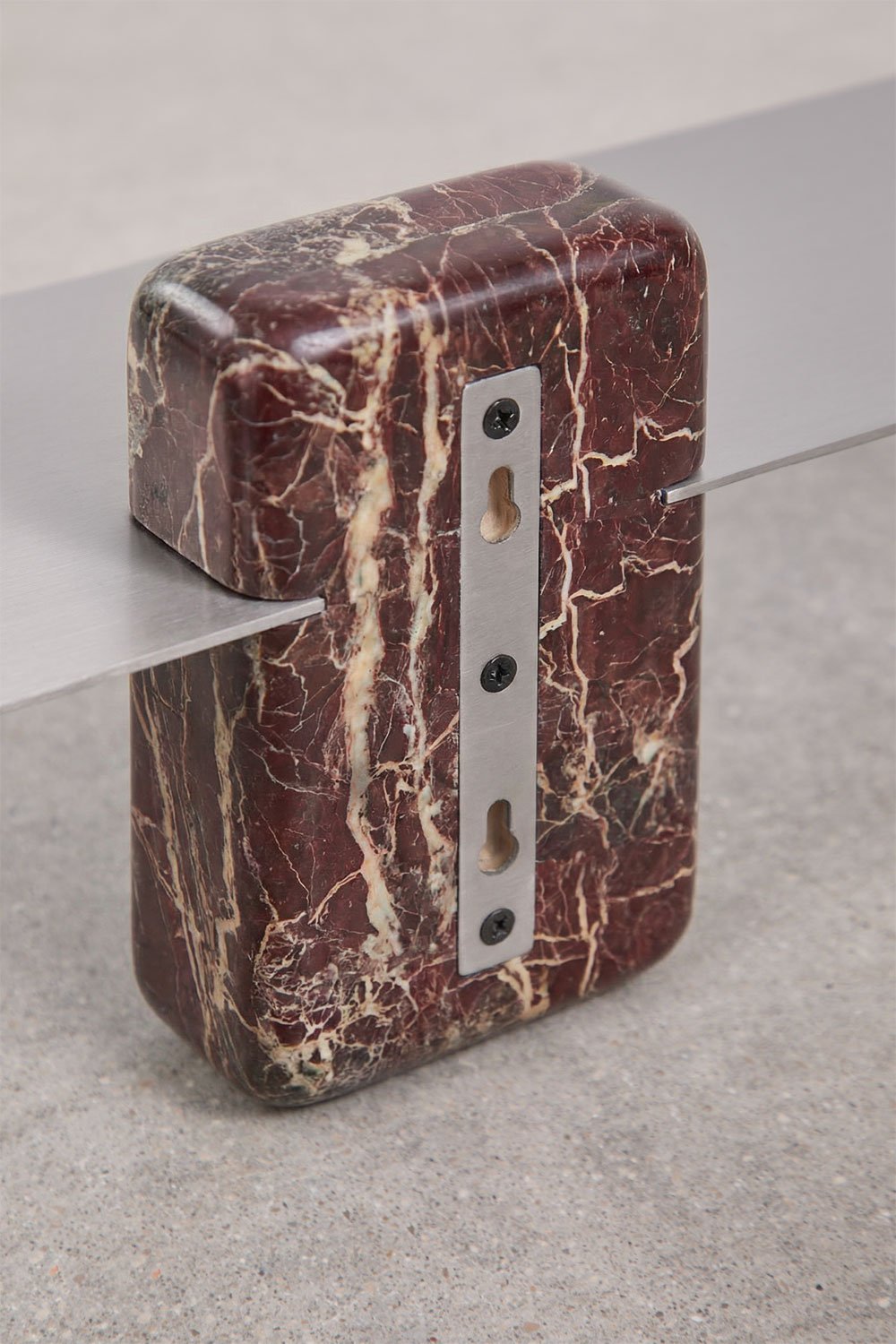 Pack mit 2 Wandregalen für das Badezimmer aus Edelstahl Serbian, Galeriebild 6