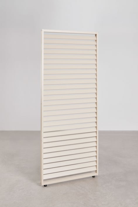 Seitenwand für bioklimatische Pergola mit Aluminiumlamellen Druvia