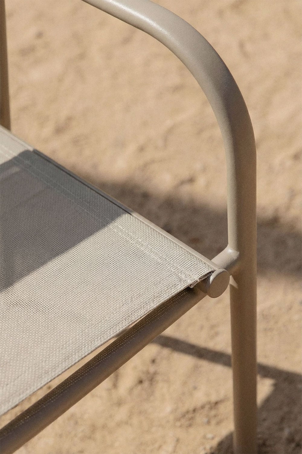 Stapelsessel für den Garten mit Armlehnen aus Aluminium Olenia, Galeriebild 2