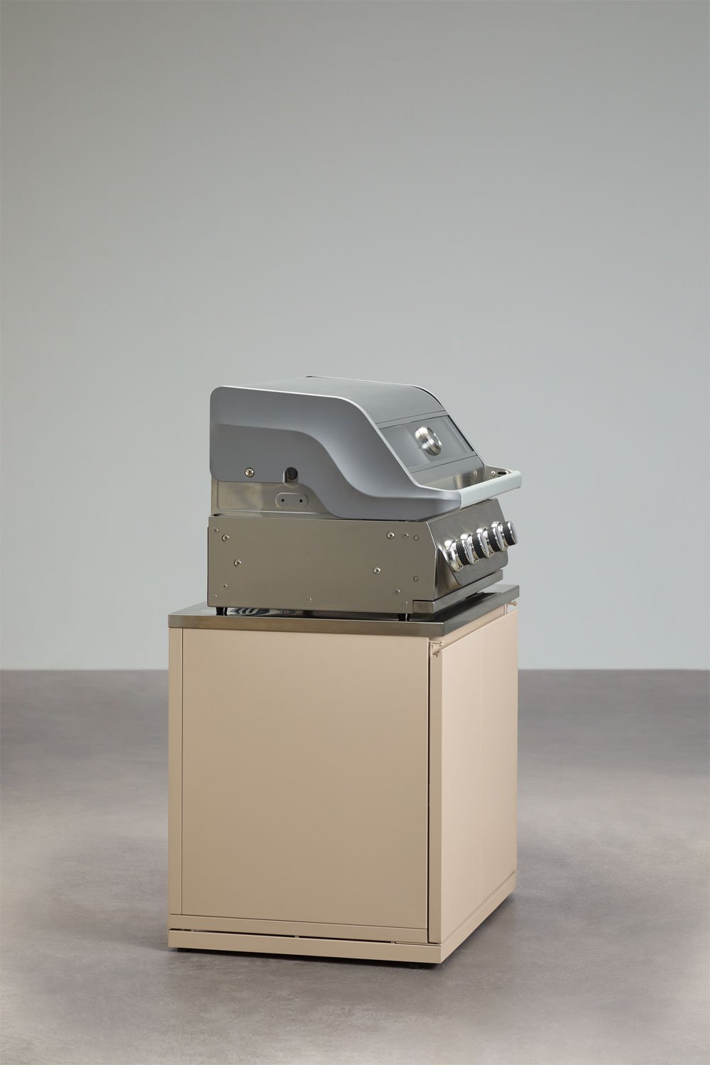 Modul mit Gasgrill und 4 Brennern für modulare Außenküche aus Rivana-Stahl, Galeriebild 2