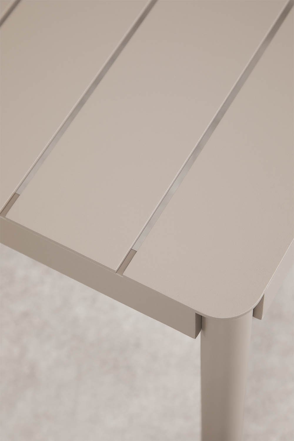 Rechteckiger Gartentisch 110x60 cm aus Aluminium Boleni, Galeriebild 4