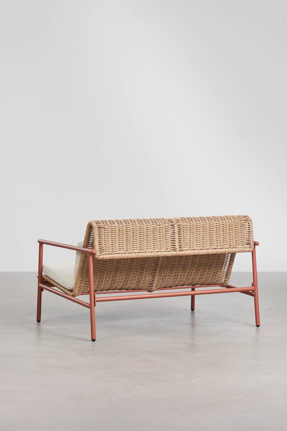 2-Sitzer Garten-Sofa aus Aluminium und synthetischem Rattan Duroli, Galeriebild 7