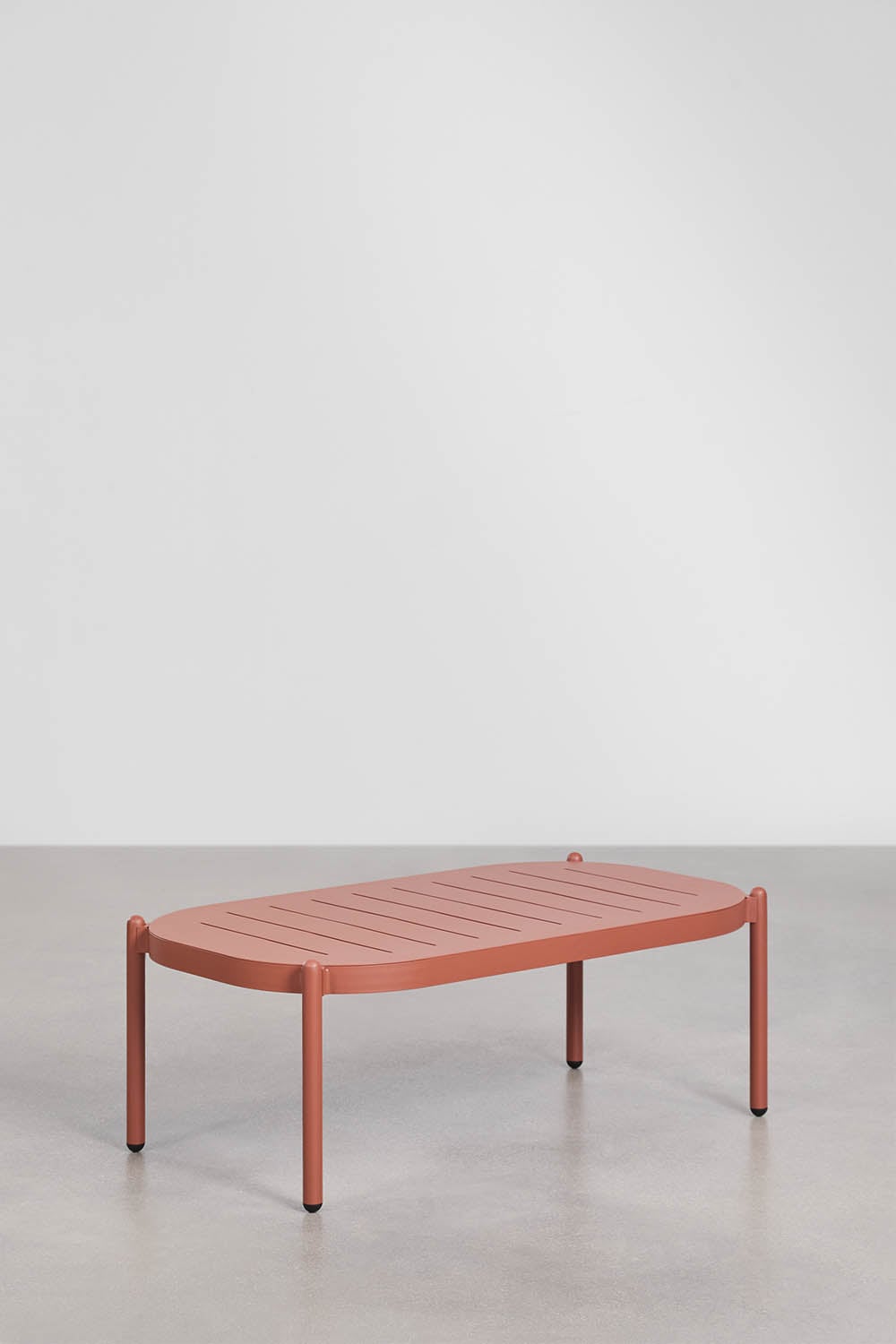 Gartenset mit 2-Sitzer-Sofa und Couchtisch aus Aluminium und synthetischem Rattan Duroli, Galeriebild 7