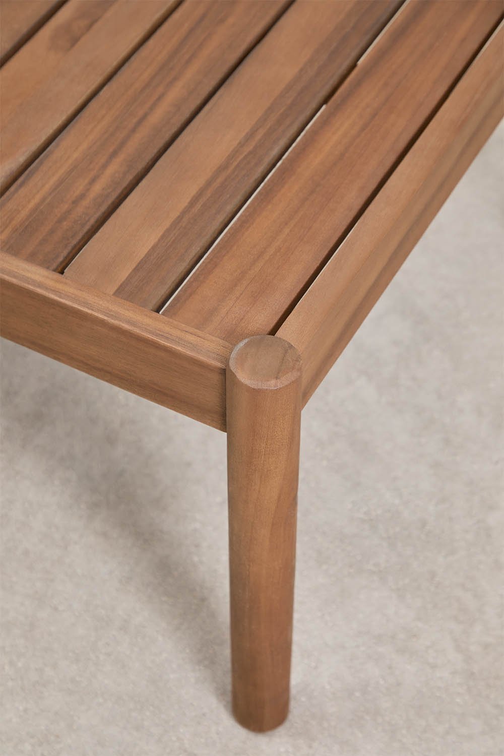 Gartenset mit 2 Sesseln aus geflochtenem Seil und Couchtisch aus Akazienholz Karvia, Galeriebild 14