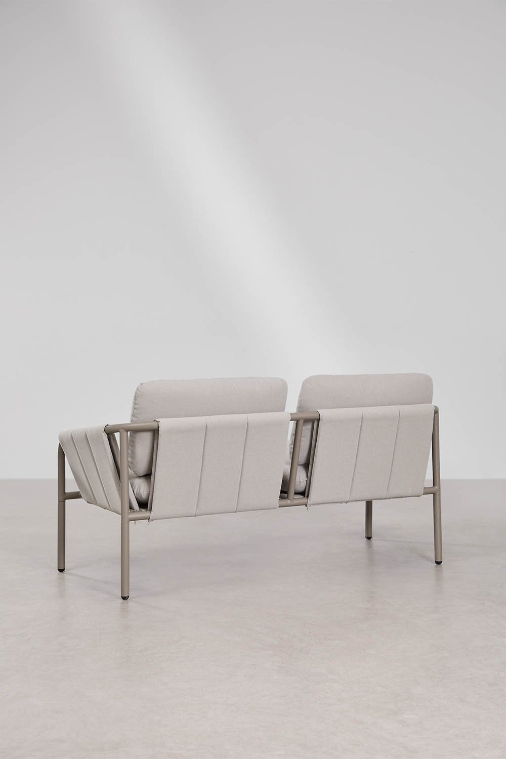 Zunika 2-Sitzer Garten-Sofa, gepolstert und aus Stahl, Galeriebild 7