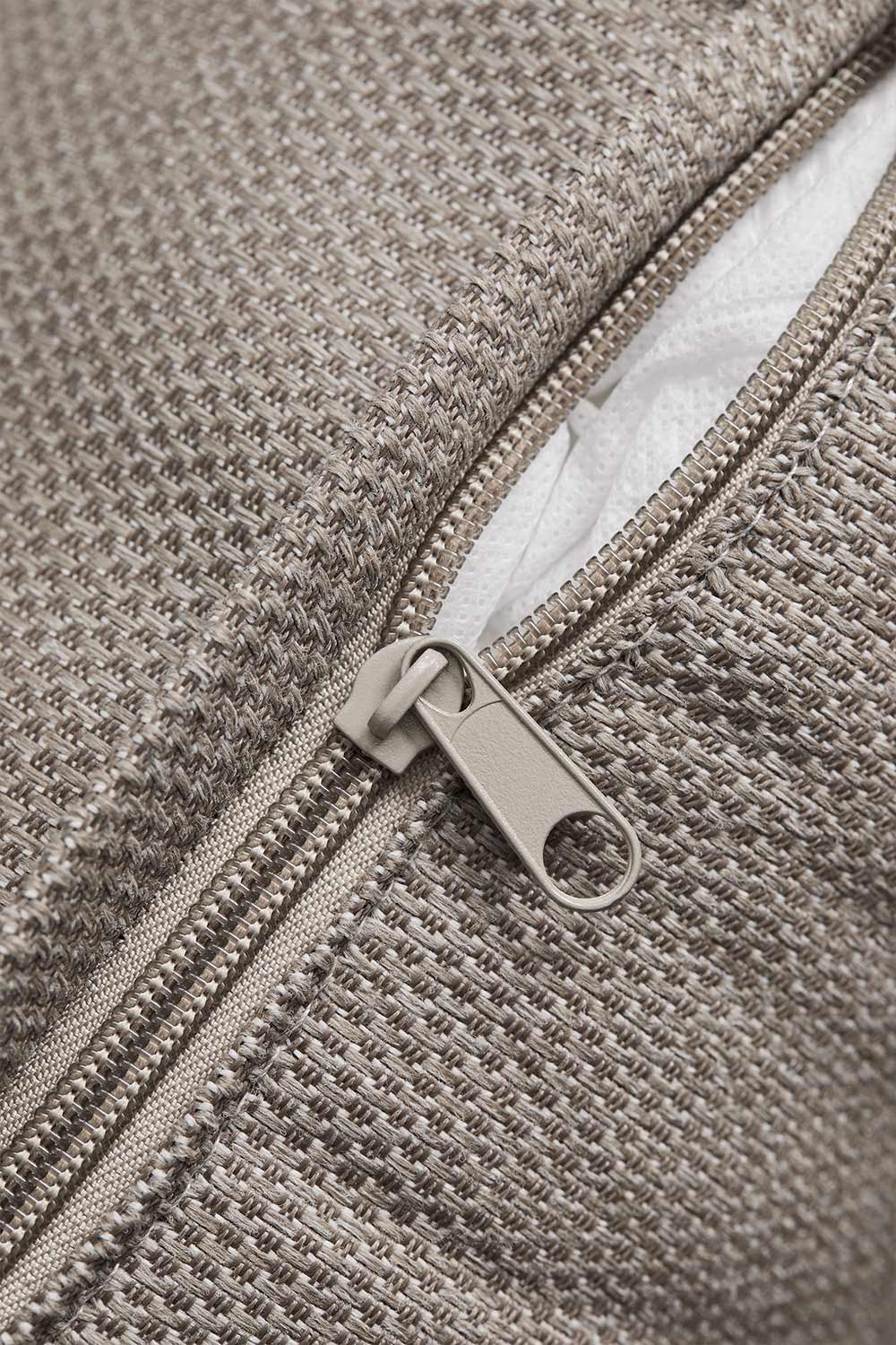 3-Sitzer Garten-Sofa aus Aluminium und geflochtener Tevary-Schnur, Galeriebild 7