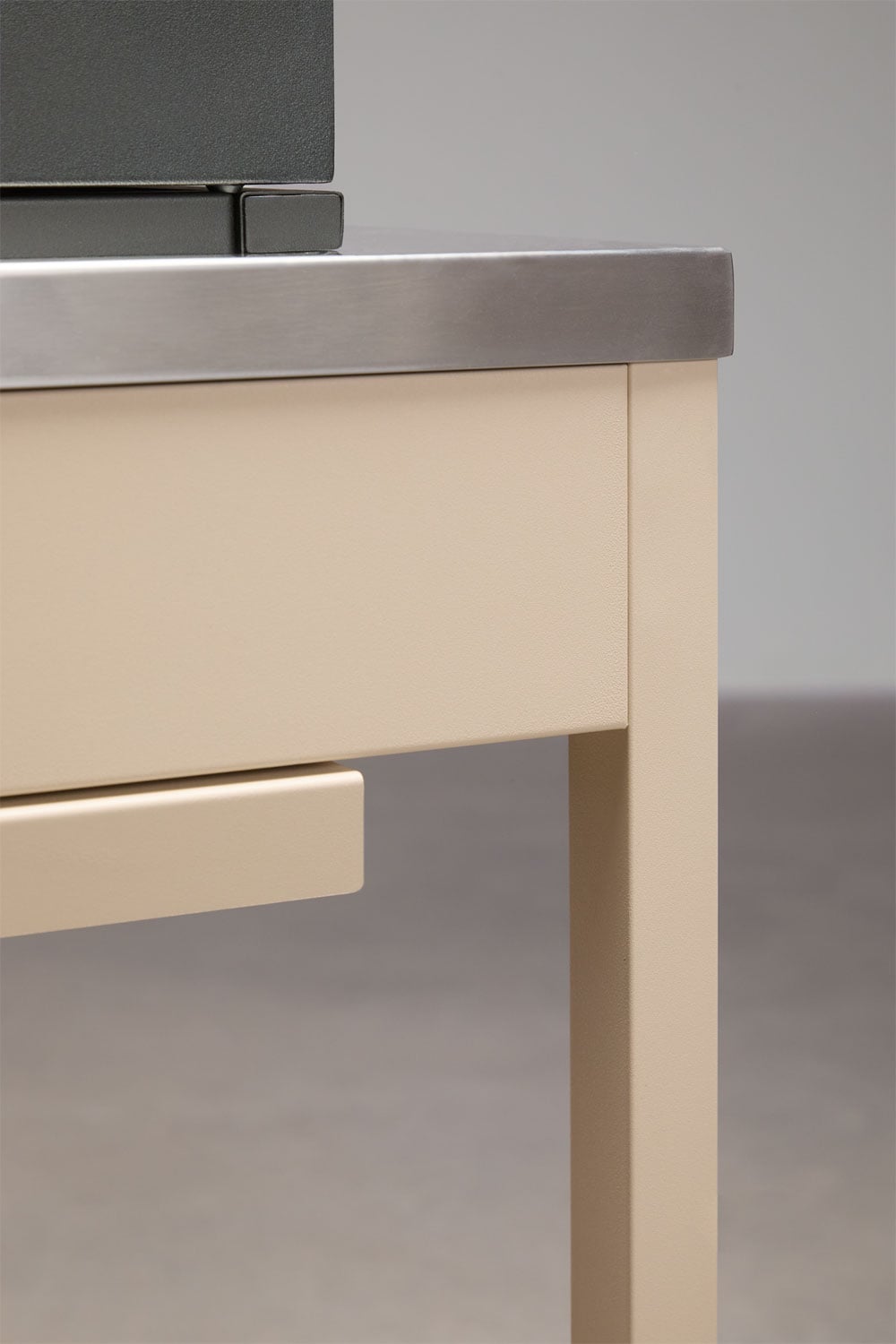 Modul mit Holzkohlegrill für modulare Außenküche aus Stahl Savona, Galeriebild 8