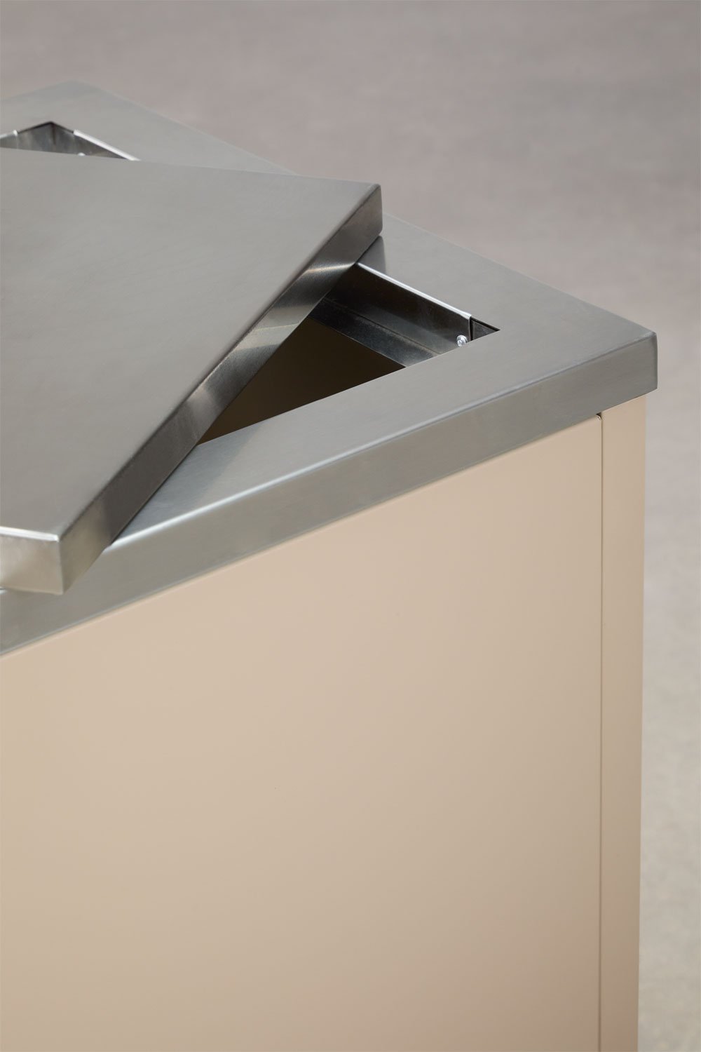 Ecklager-Modul für modulare Außenküche aus Stahl Savona, Galeriebild 4