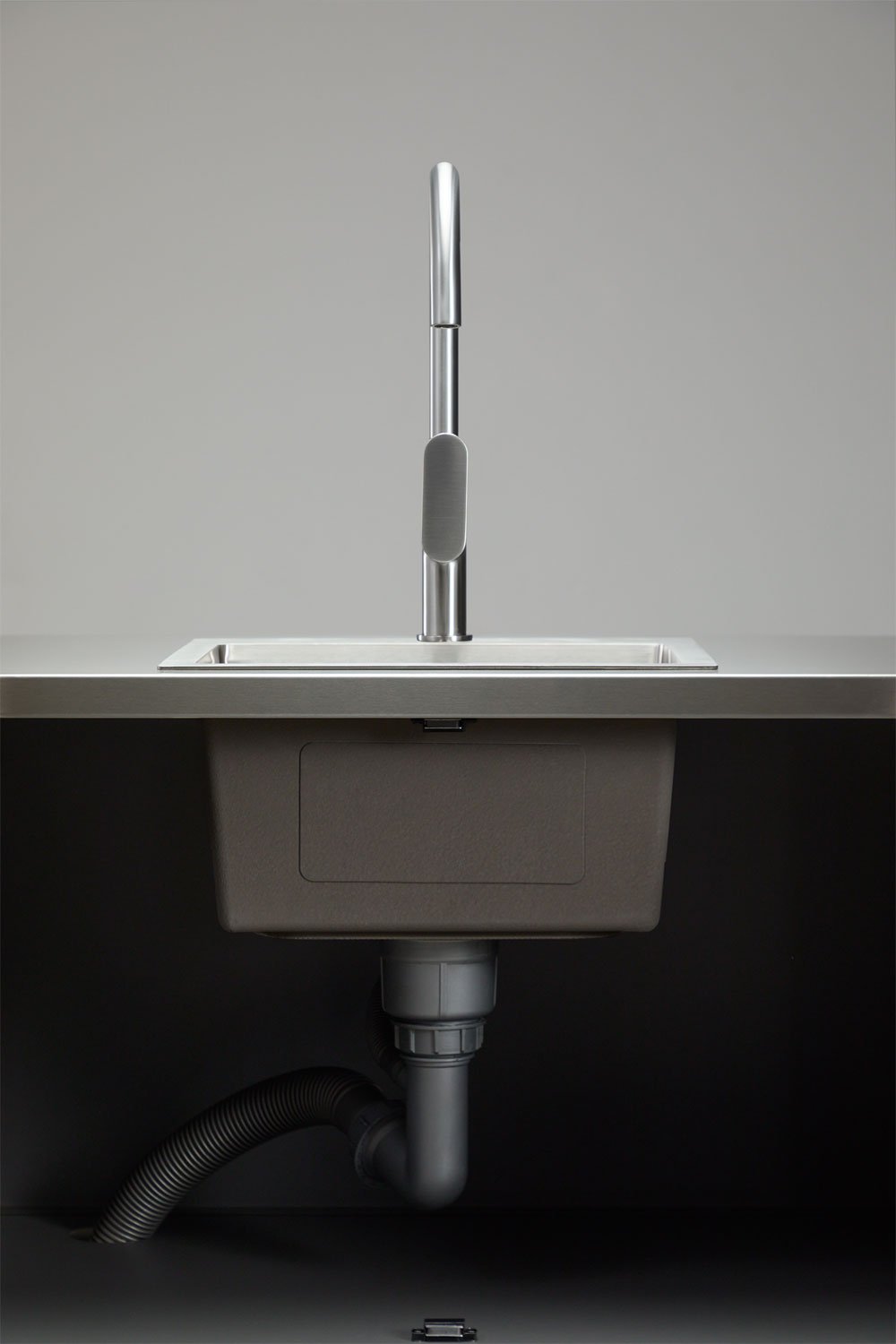 Außenmodul mit Spüle für modulare Küche aus Stahl Savona, Galeriebild 10