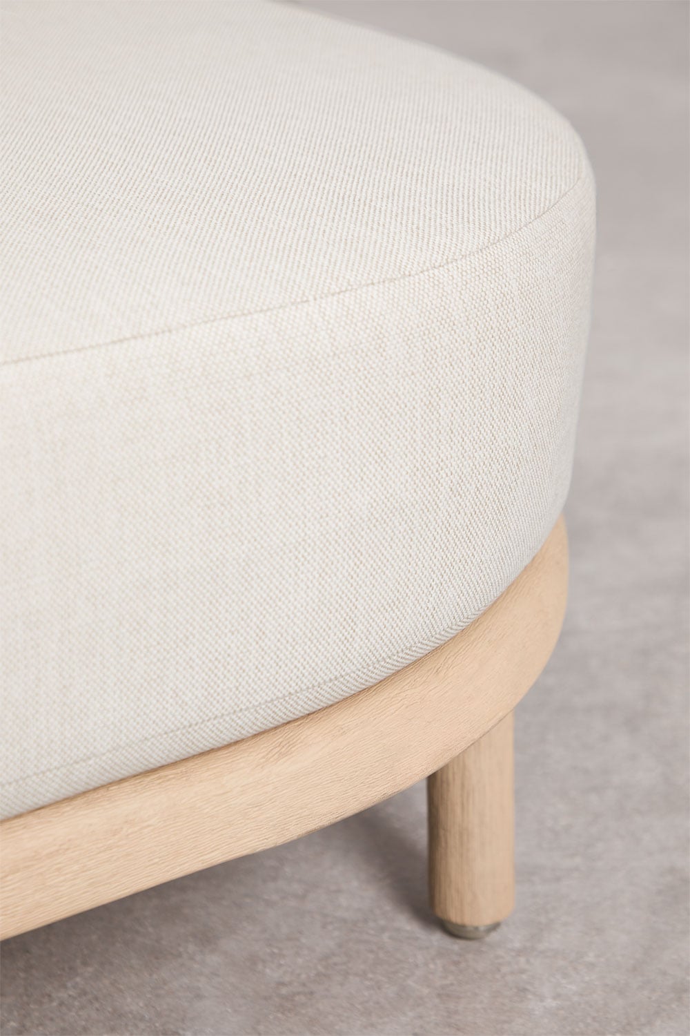 Doppel-Liege mit Kissen aus Akazienholz und geflochtenem Seil Capri, Galeriebild 5