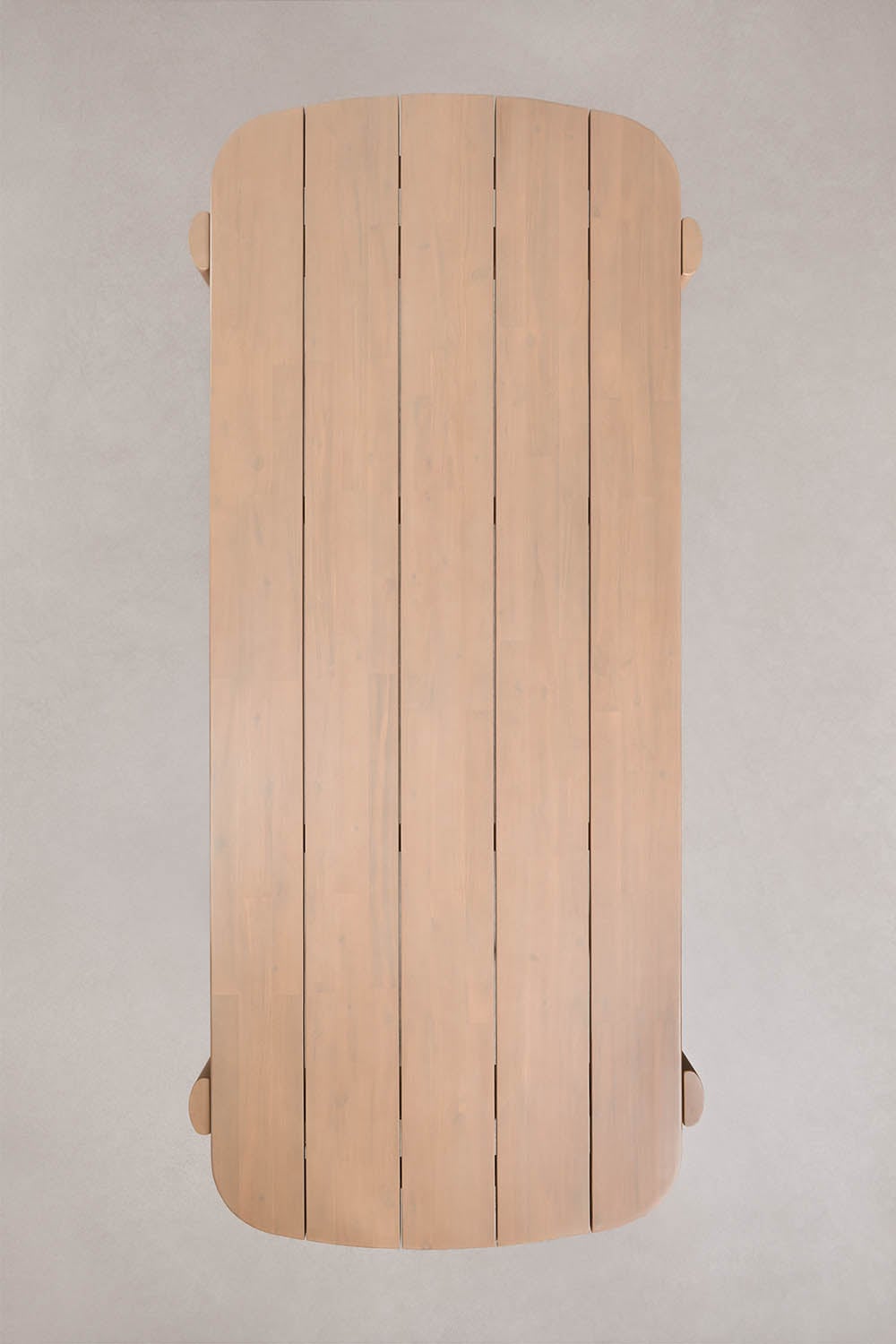 Rechteckiger Gartentisch 260x115 cm aus Akazienholz Vetra, Galeriebild 8