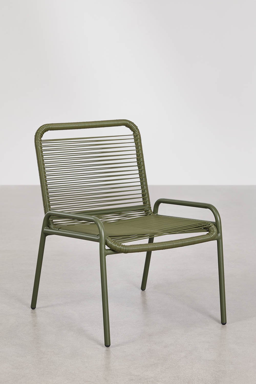 Kuorin Gartenstuhl aus Stahl und Rattan, Galeriebild 3