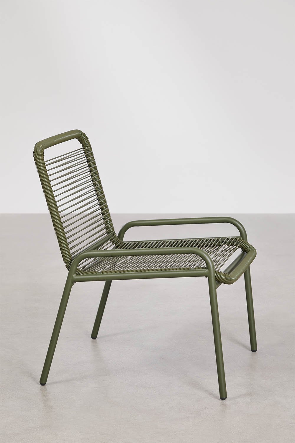 Kuorin Gartenstuhl aus Stahl und Rattan, Galeriebild 4